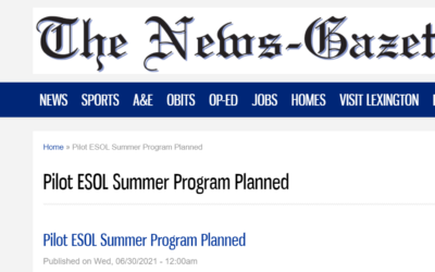 Pilot ESOL Summer Program Planned